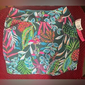 Lilly Pulitzer Luxletic Monica Skort UPF 50+ Sunshine Jungle Golf SIZE 0 or 4